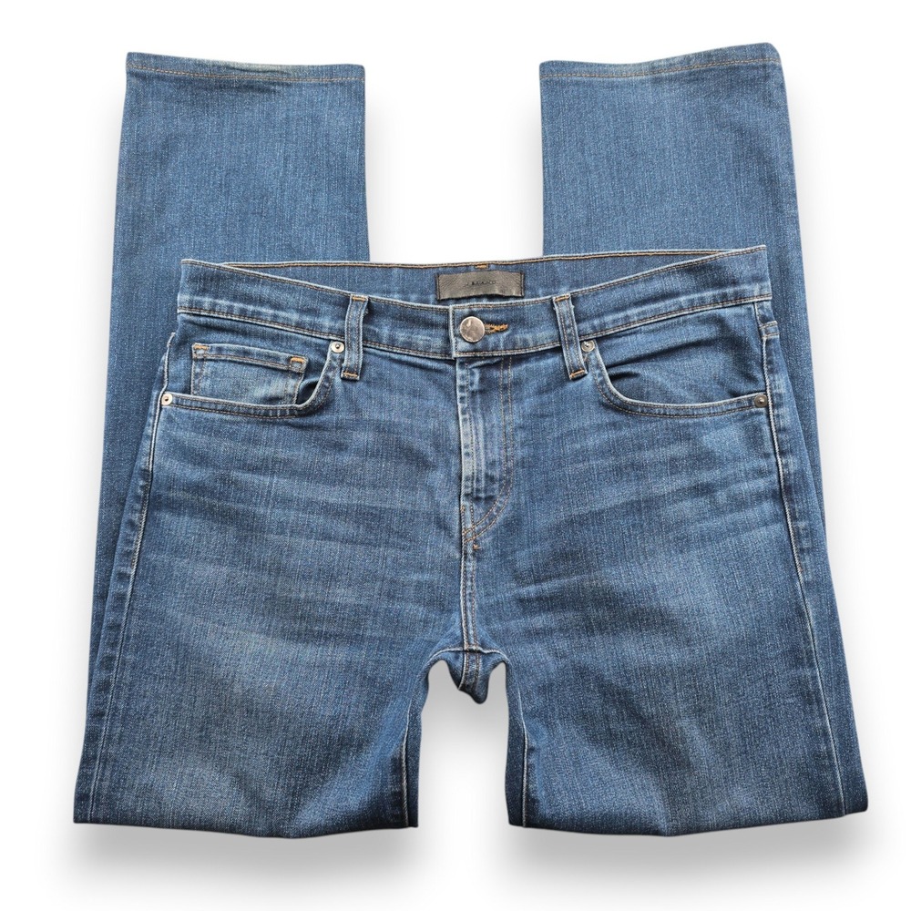 J Brand Kane Slim Straight Leg Jeans Mens 31 Lothian Blue Denim JB000414